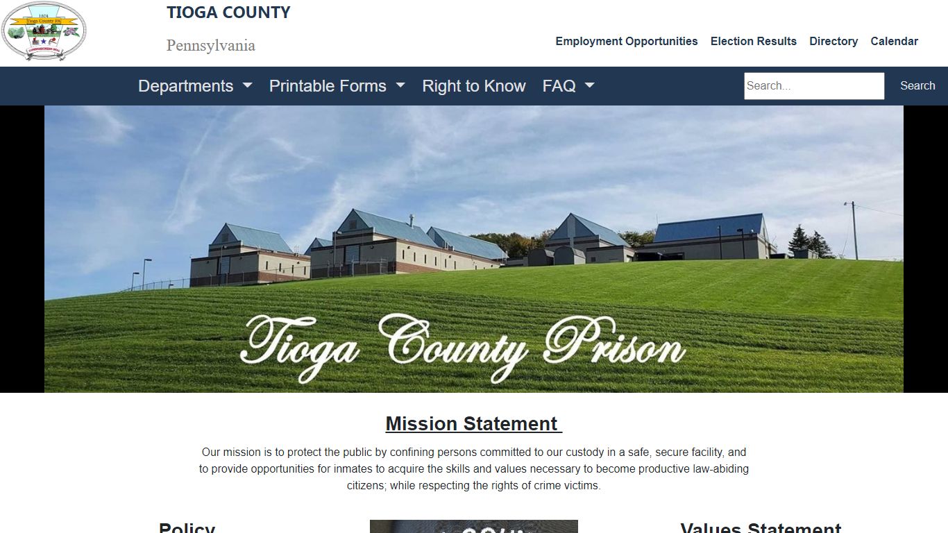 Tioga County PA - Prison